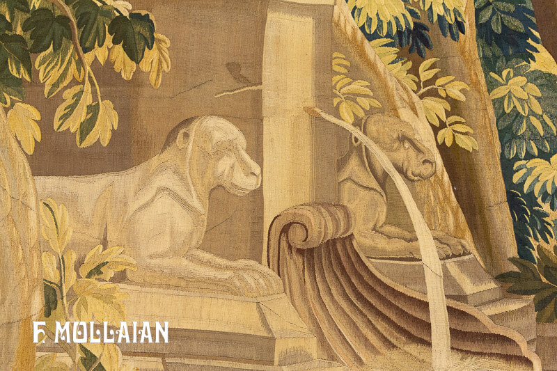 A Very Fine Figurative Antique Tapestry n°:50978677